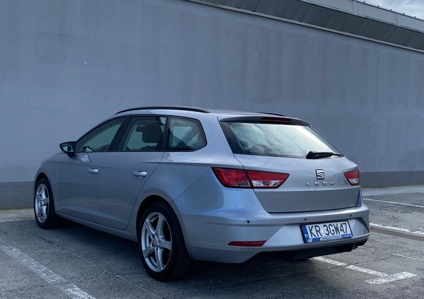 Seat Leon cena 34500 przebieg: 164252, rok produkcji 2018 z Kraków małe 667